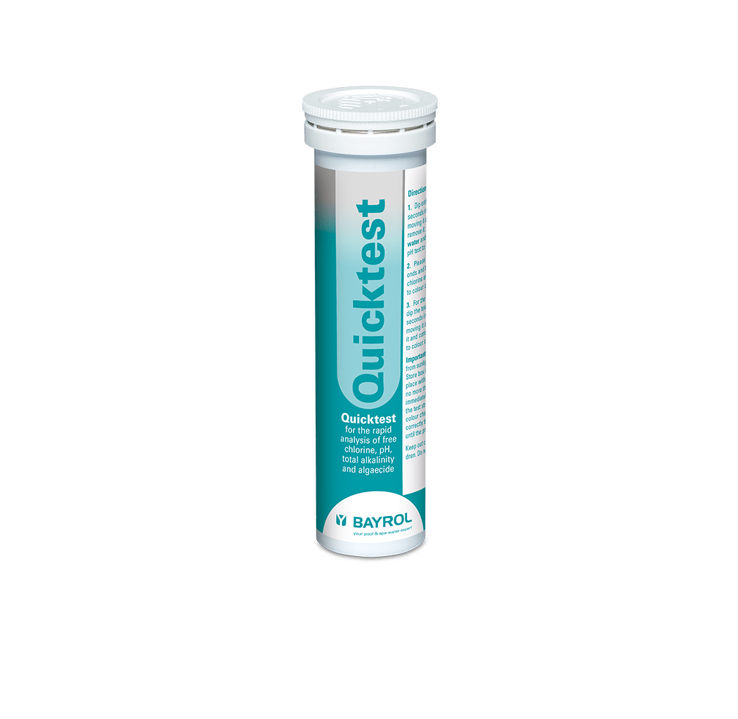 Quicktest pH/CL/TAC et algicide – Bayrol