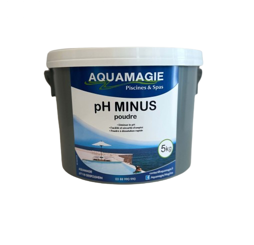 pH Minus poudre 5 Kg – Aquamagie